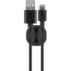4U/ ORGANIZADOR SUJETA 3 CABLES ADHESIVO