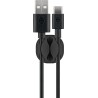 4U/ ORGANIZADOR SUJETA 3 CABLES ADHESIVO
