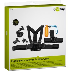 SET ARNES+PIEZAS FIJACION GOPRO HERO