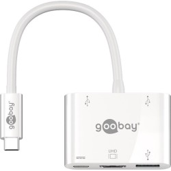 ADAPTADOR USB C M-HDMI H+3USB3.0+USB C