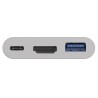ADAPTADOR USB C M-HDMI H+3USB3.0+USB C