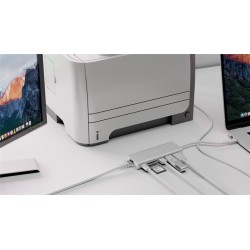 ADAPTADOR USB C M-HDMI H+RJ45+2XUSB+SD