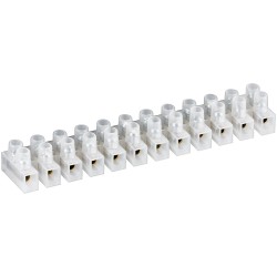 TIRA 12 CLEMAS TRANSPARENTES HASTA 6mm