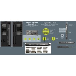 JUEGO 20 DESTORNILLADOR PRECISION ELECTR