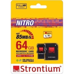 TARJETA MICRO SDXC CARD 64Gb 3 en 1