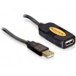 CABLE USB A 2.0 M-H AMPLIFICADO 10MTS