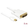CABLE MINIDP M-DVI M 5M BLANCO