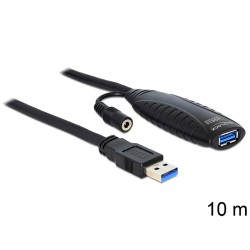 CABLE USB A 3.0 M-H AMPLIFICADO 10M V3.0