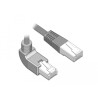 CABLE SFTP CAT5E RJ45 M-M CODO-RECTO 1M