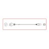 CABLE ALIMENTACION ARGENTINA-C13 H 1,8M