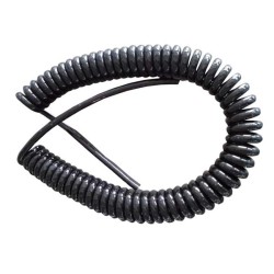CABLE ESPIRAL 6X0,14 NEGRO 0,5M REPOSO