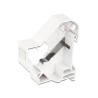 PLACA PLASTICA 1xRJ45 PARA CARRIL DIN BL