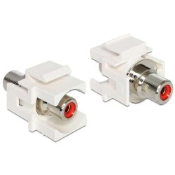 ADAPTADOR RCA KEYSTONE H-H  ROJO