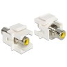 ADAPTADOR RCA KEYSTONE H-H AMARILLO