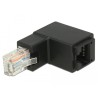 ADAPTADOR RJ45 M RJ45 H UTP CAT6 CODO 90
