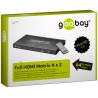 SWITCH HDMI 4 ENTRADAS 2 SALIDAS+MANDO4K