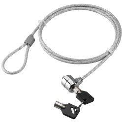 CABLE SEGURIDAD ACERO 4,5mm Ø CERRADURA