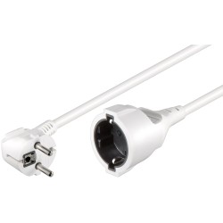 CABLE ALIMENTACION SCHUKO M-H 5M BLANCO