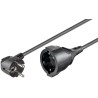 CABLE ALIMENTACION SCHUKO M-H 3M NEGRO