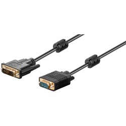 CABLE DVI-A (12+5) M-VGA M 2MTS ORO