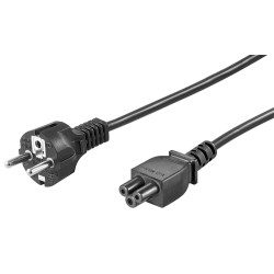 CABLE ALIMENTACION RED RECTO-TREBOL 1,8M