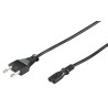 CABLE ALIMENTACION RED-FORMA 8 3M NEGRO