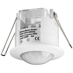 SENSOR PRESENCIA INFRAROJOS EMPOTRAR TEC