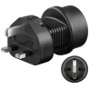 ADAPTADOR DE EUROPA A UK NEGRO CON TT