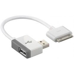 ADAPTADOR IPHONE 30P -USB M-H CODO APPLE