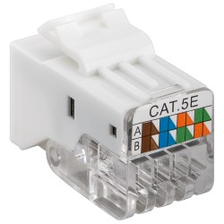 CONECTOR RJ45 HEMBRA UTP CAT5E SNAP-IN