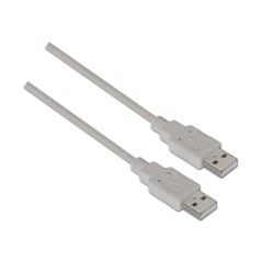CABLE USB A 2.0 M-M 2MTS GRIS