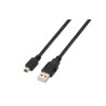 CABLE USB A/M-MINI-B(5P) 3MTS NEGRO