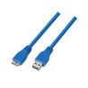 CABLE USB 3.0 TIPO A M MICRO B M 1M AZUL