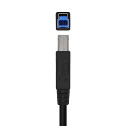 CABLE USB A-B 3.0 M-M 2MTS NEGRO V.3.0
