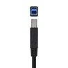 CABLE USB A-B 3.0 M-M 2MTS NEGRO V.3.0