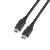CABLE USB C M-M 1M NEGRO V3.1 15W