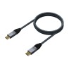CABLE USB C M-M 2M NYLON V3.2 Gen2 8K