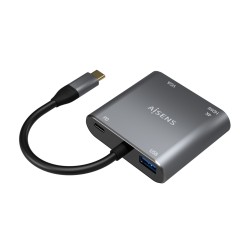 ADAPTADOR USB C M-VGA+HDMI+USB+USB C