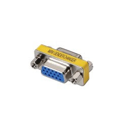 ADAPTADOR VGA DB15HD H-H BAJO PERFIL