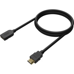 CABLE HDMI 2.0 M-H 5M NEGRO PROLONGADOR