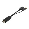 ADAPTADOR HDMI M+USB-DISPLAYPORT H 10cm