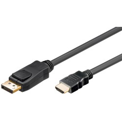 CABLE DISPLAYPORT M-HDMI MACHO 2M V.1.2