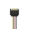 CABLE ALIMENTACION DOBLE SATA 20cm