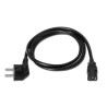 CABLE ALIMENTACION RED-CPU C13 3M NEGRO