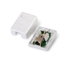 ROSETA SUPERFICIE 1xRJ45 FTP CAT6