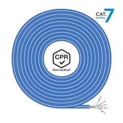 CABLE SFTP CAT7 10G RIGIDO AZUL LSZH