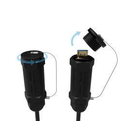 CABLE HDMI M-M V.2.1 100M AOC 8K ARMADO