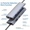 ADAPTADOR USB C M-VGA+HDMI+RJ45+3XUSB+1U