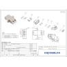 ADAPTADOR F.O. LC DUPLEX MULTIMODO