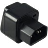 ADAPTADOR SCHUKO H UNIVERSAL- C14 MACHO